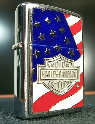 Zippo 20685, Harley-Davidson Americana Emblem Brushed Chrome